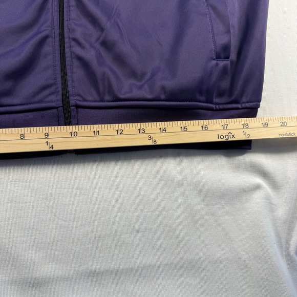 Ecko Unltd Mens XL Purple Track Jacket Athletic Zip Y2K Retro Hip Hop Streetwear - Picture 5 of 13